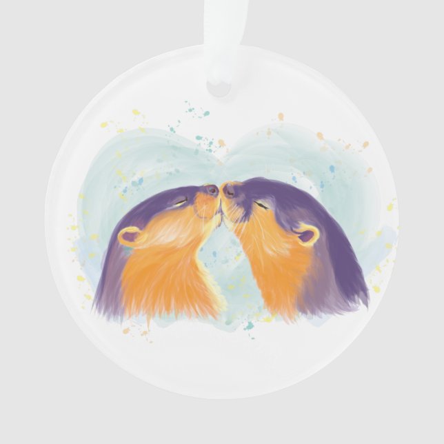 Made For Each Otter Ornament (Front)