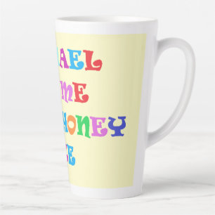 Made for Michael big loving words Latte Mug