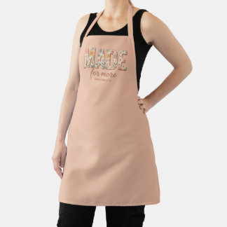 Made for More Apron in Soft Peach Color