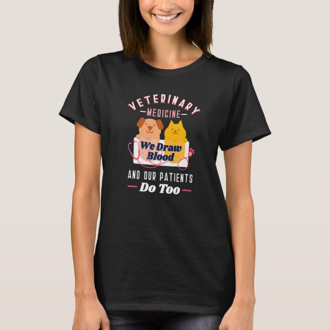 Made For Saving Animals design Vet Funny Veterinar T-Shirt (Front)