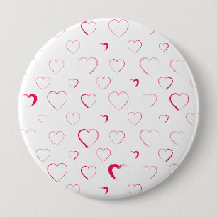Made for you my heart 10 cm round badge