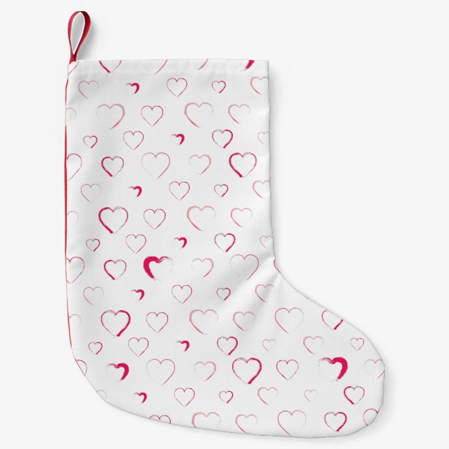 Made for you my heart small christmas stocking (Front)