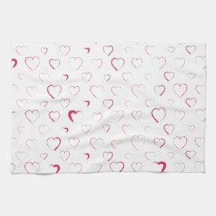 Made for you my heart tea towel