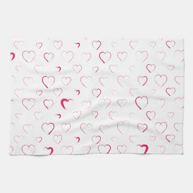 Made for you my heart tea towel (Horizontal)