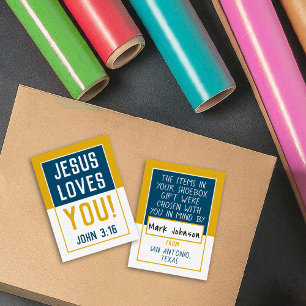 'Made For You' Shoebox Card - Navy/Gold