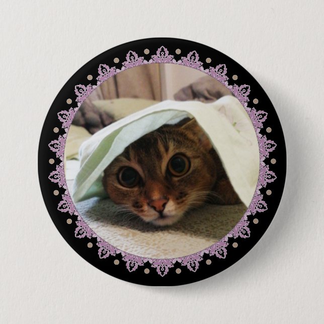 Made for you, your photo 7.5 cm round badge (Front)