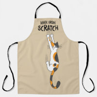 Made From Scratch Funny Calico Cat Hanging On
