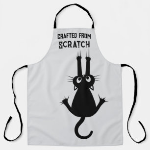Made From Scratch Funny Hanging Cat Apron