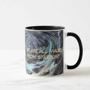 "Made from Stardust" Acrylic Pour Style Mug