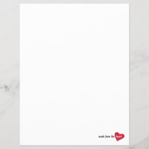 Made from the Heart Food Label Flyer