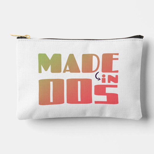 Made in 00s -Nostalgic Vibes Accessory Pouch (Front)
