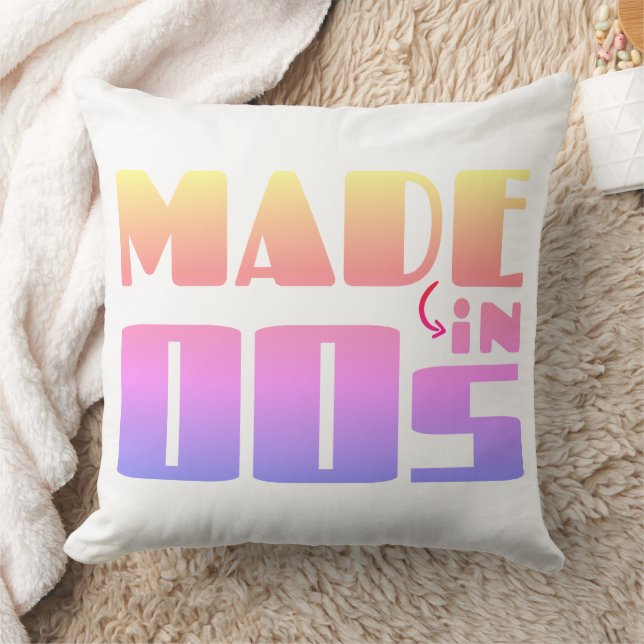Made in 00s -Nostalgic Vibes Cushion (Blanket)