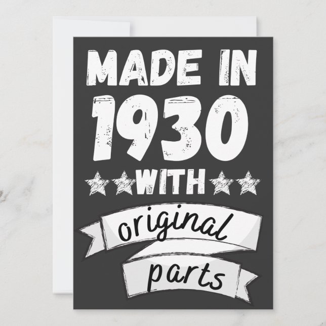 made in 1930 with original parts, (Front)