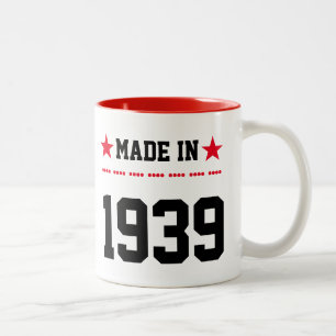 Made in 1939 Two-Tone coffee mug
