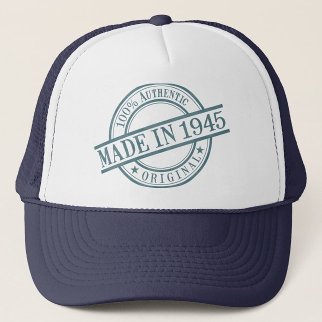 Made in 1945 trucker hat (Front)
