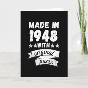 made in 1948 with original parts, card