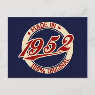 Made In 1952 Postcard