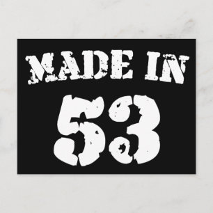 Made In 1953 Postcard