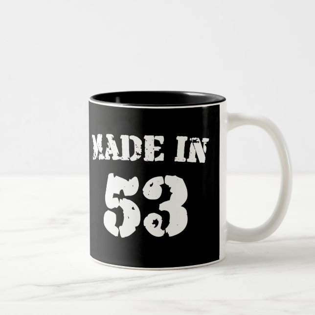Made In 1953 Two-Tone Coffee Mug (Right)