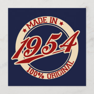 Made In 1954 Card