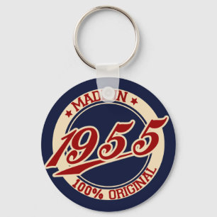 Made In 1955 Key Ring