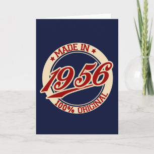 Made In 1956 Card