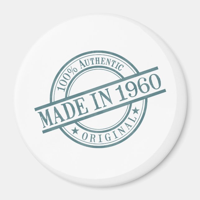 Made in 1960 magnet (Front)