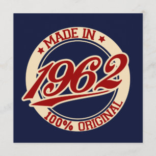 Made In 1962 Card