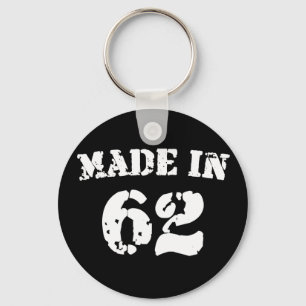 Made In 1962 Key Ring