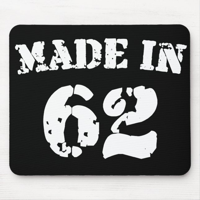 Made In 1962 Mouse Mat (Front)