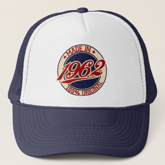 Made In 1962 Trucker Hat (Front)
