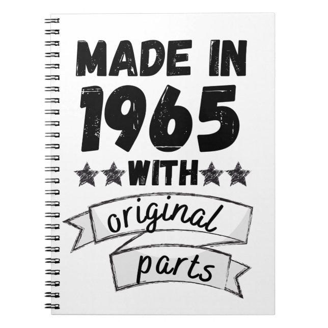 made in 1965 with original parts, notebook (Front)