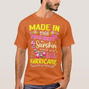 Made In 1966 56 Year Old Gift 60th Birthday Girl Q T-Shirt