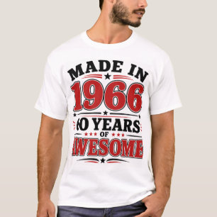 Made in 1966 60 years of Awesome T-Shirt