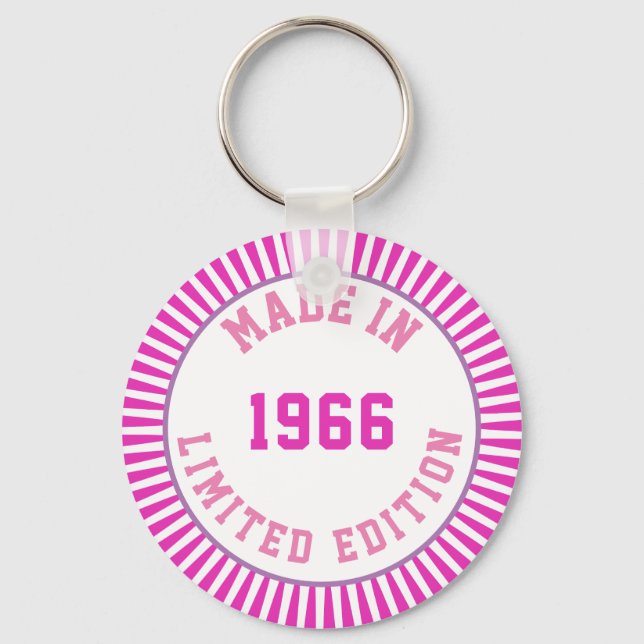 Made in 1966 key ring (Front)