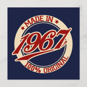 Made In 1967 Card