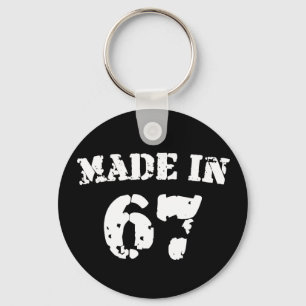 Made In 1967 Key Ring