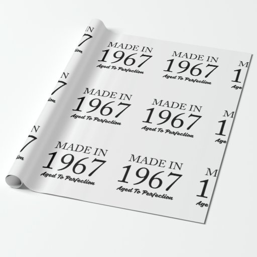 Image of Made In 1967 Wrapping Paper