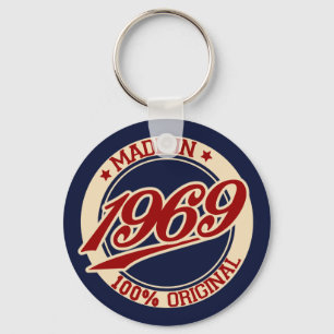 Made In 1969 Key Ring