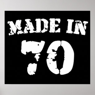 Made In 1970 Poster
