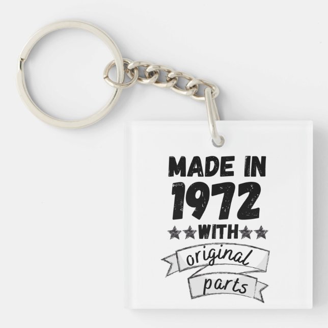 made in 1972 with original parts, key ring (Front)