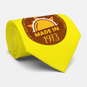 MADE IN 1973 funny birthday gift                   Tie