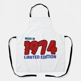 Made in 1974 Limited Edition T-Shirt Apron