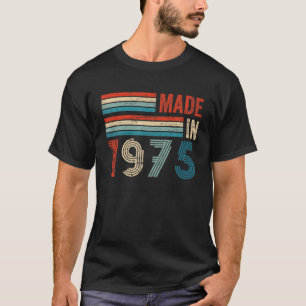 Made In 1975 47Th Year Old Birthday Gifts Vintage T-Shirt