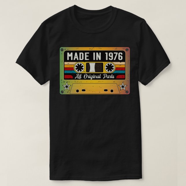 Made in 1976 T-Shirt (Design Front)