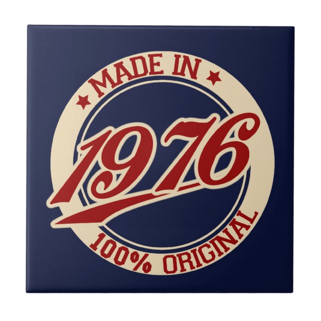 Made In 1976 Tile (Front)