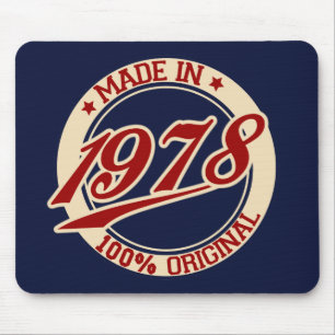 Made In 1978 Mouse Mat