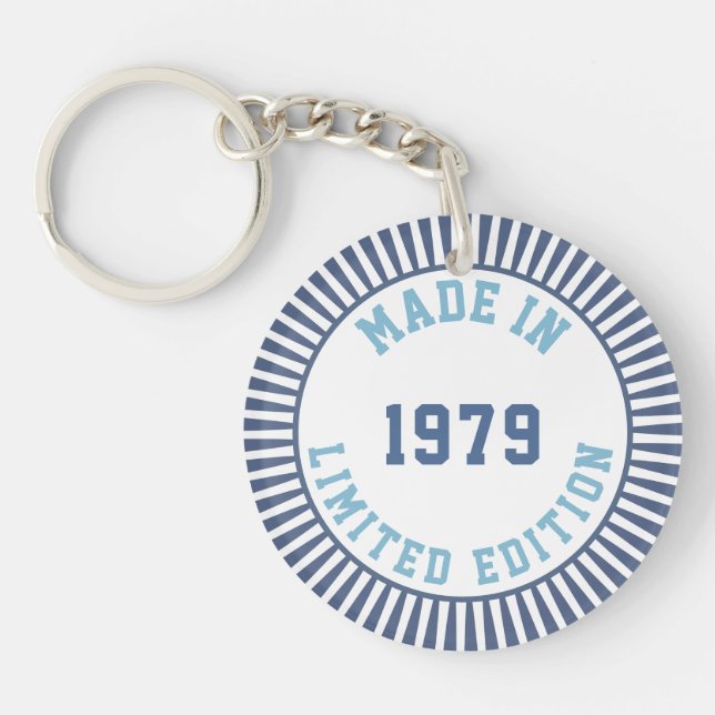 Made in 1979 key ring (Front)