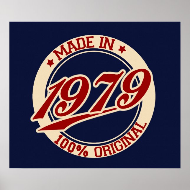Made In 1979 Poster (Front)