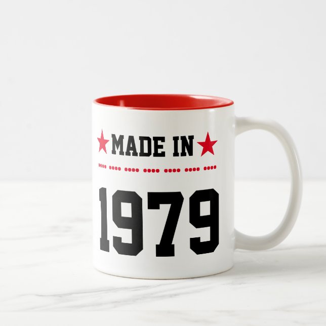 Made in 1979 Two-Tone coffee mug (Right)